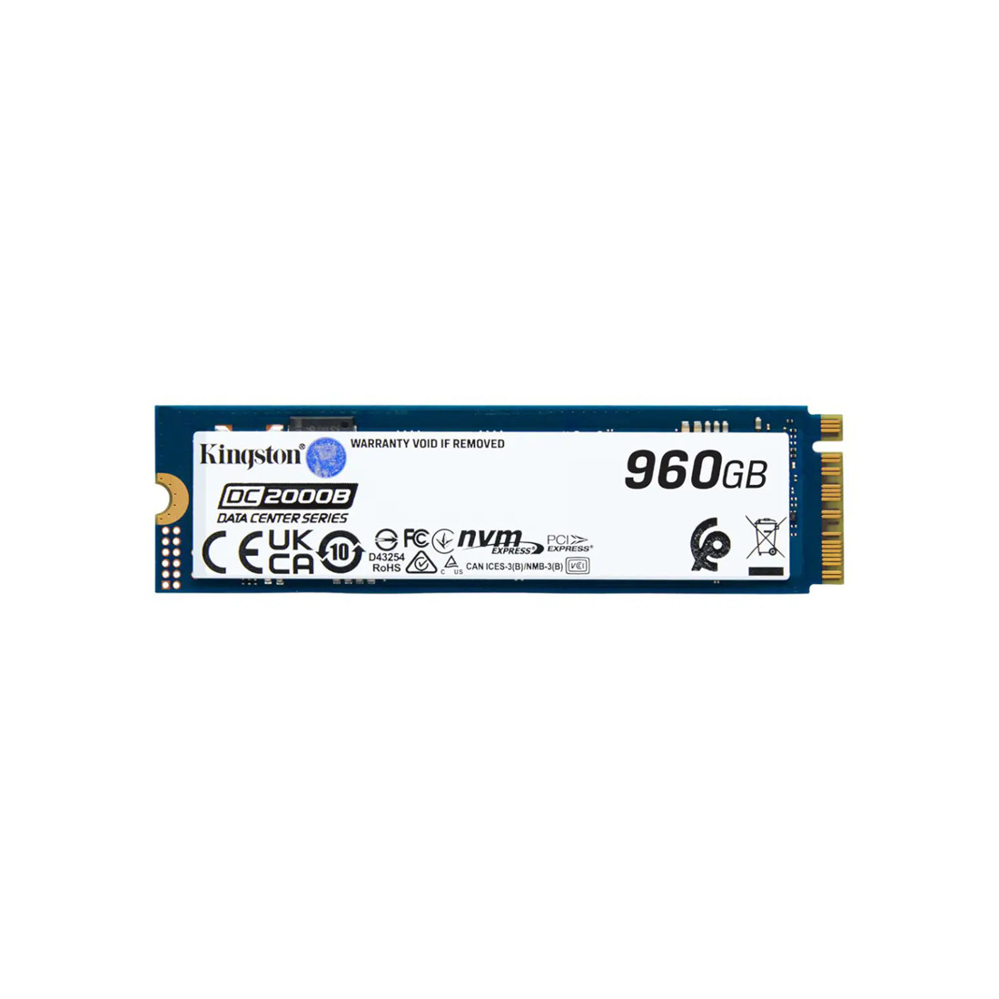 Твердотельный накопитель SSD Kingston DC2000B SEDC2000BM8/960G M.2 NVMe PCIe 4.0x4 2-024465-TOP