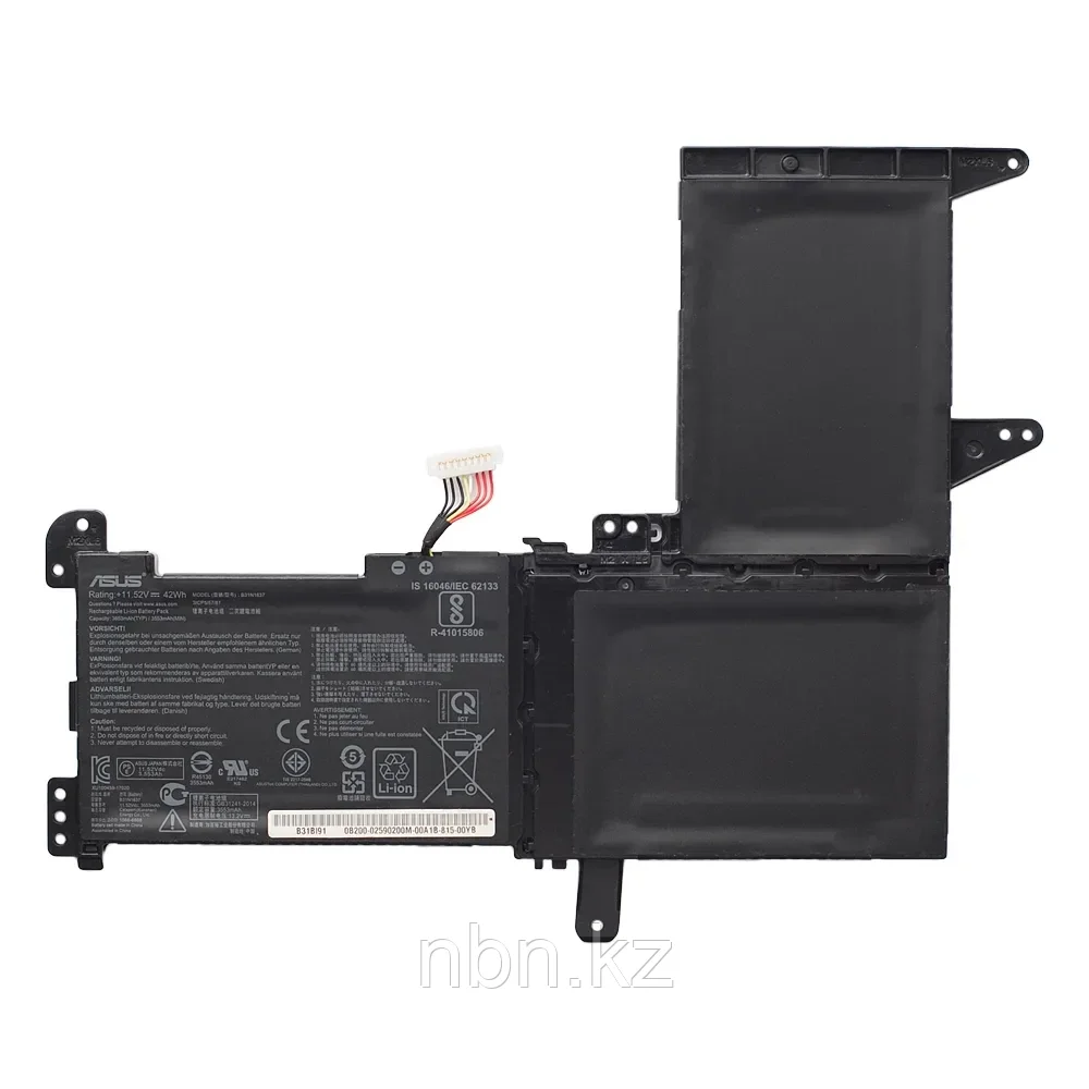 Батарея / аккумулятор B31N1637 для  Asus A510 / X510 / S510 / 11.52V 3553mAh ORIGINAL