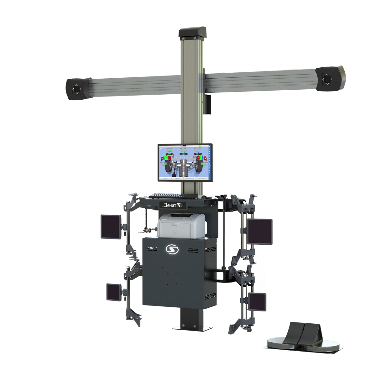 СТЕНД РЕГУЛИРОВКИ РАЗВАЛА СХОЖДЕНИЯ SIVIK ЗЕНИТ-3D ТЛ2ПС(без кабинета)