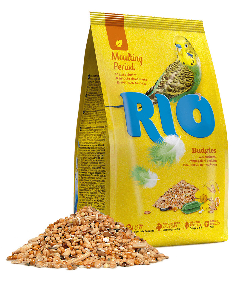 Rio (Рио) Корм для волнистых попугаев в период линьки, 1 кг, фото 1