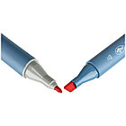 Набор двусторонних маркеров для скетчинга Гамма "Студия" 36цв., основные цвета, корпус трехгранный,, фото 8