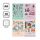 Тетрадь-словарик 48л., А6 для записи иностранных слов BG "Go travel", фото 2