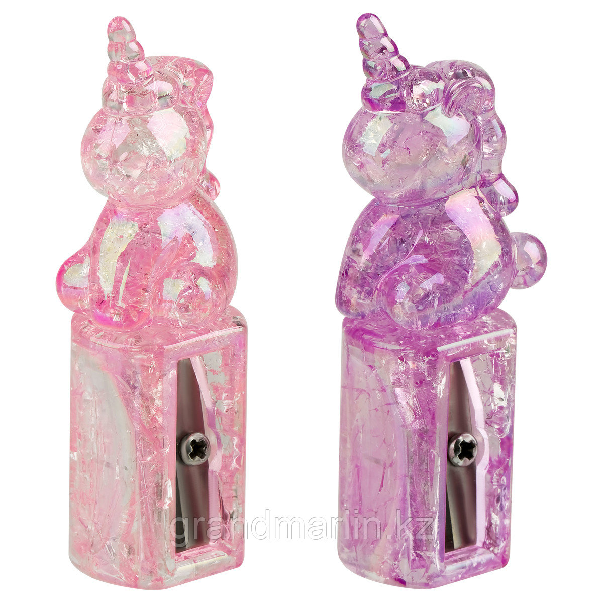 Точилка пластиковая MESHU "Cute unicorn", 1 отверстие, ассорти, фото 1