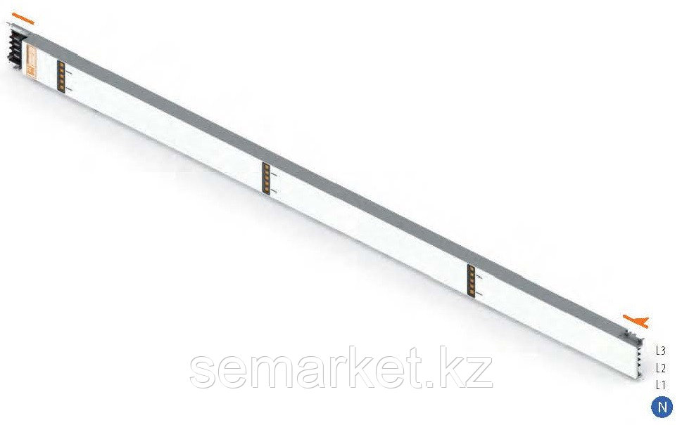 Распределительный шинопровод 400 Ампер 4P IP55