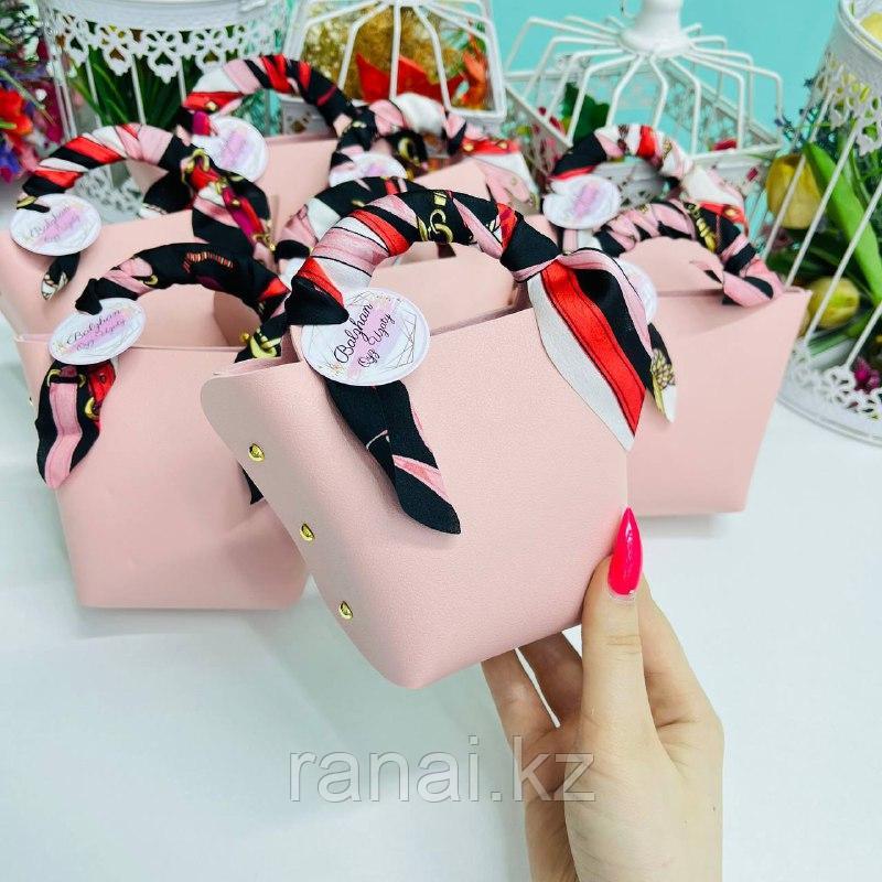 Бонбоньерка "Сумочка эко кожа"