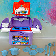 808-12 Мини кухня в сумке 2в1 Storage bag 2 вида цена за 1шт 14*10смм, фото 2