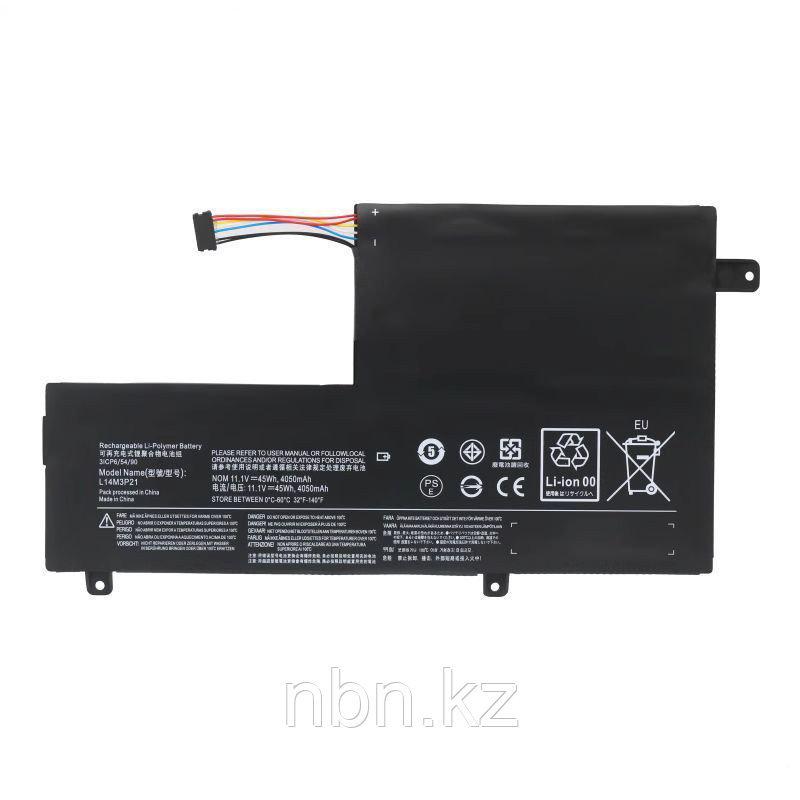 Аккумулятор для ноутбука L14M3P21 для Lenovo Flex 3-1470 / Edge 2-1580 / Yoga 500 14ISK 11.1v-4050mAh ORIGINAL