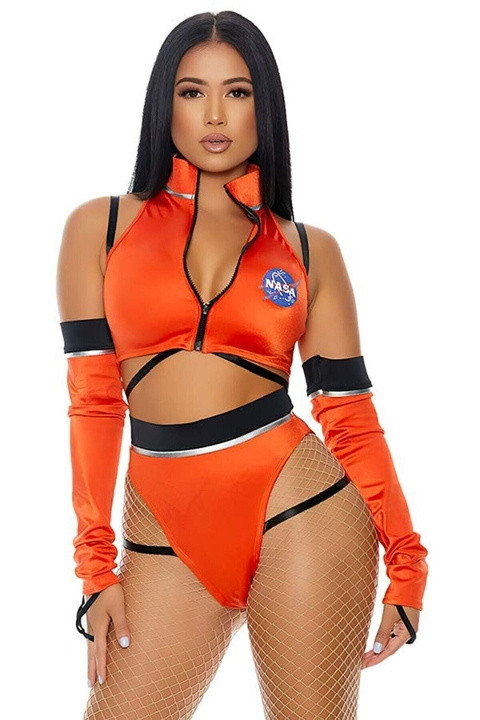 Костюм NASA оранжевый For Dreams 8366 L(48-50)