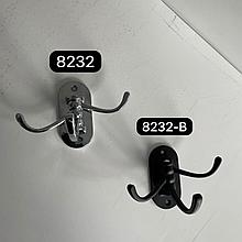 Вешалка крючок настенная, 3 крючка 8232