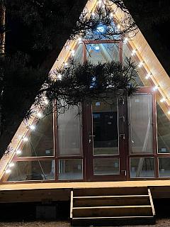 Ретро гирлянда с лампочками, на плоском проводе, теплый оттенок