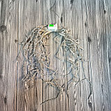 Гирлянда дождик, теплый оттенок, прозрачный провод, 12 метров на 80 см, фото 4