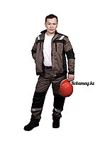 Костюм для рабочих ВОСТОК (коричневый)