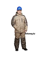 Костюм рабочий мужской зимний "Финикс" цвет бежевый/хаки.