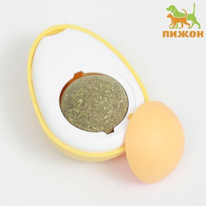 Игрушка Яйцо WOGY для кошек с кошачьей мятой