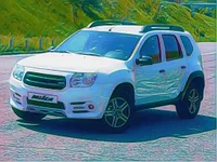 Передний бампер "Nika" (стеклопластик) для Renault Duster (дорестайл)
