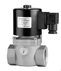 Соленоидный вентиль прямого действия SANLIXIN 1 " NC (ZS1AF02N7J40, plastic, 0-6 bar, 220V)