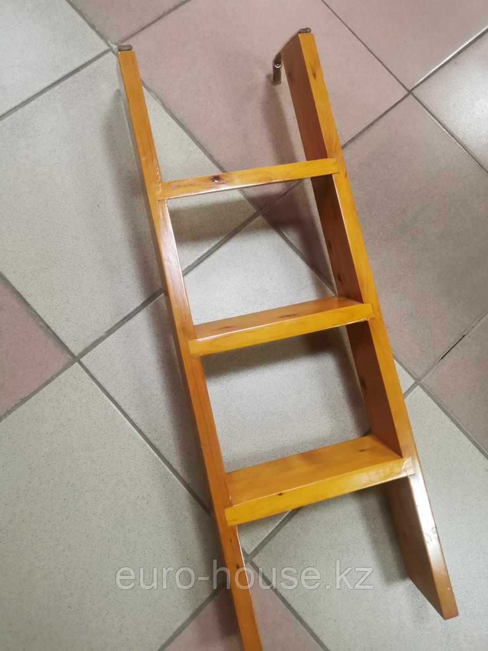 Лесенка деревянная для купели/ фурако 3х ступенчатая, фото 1