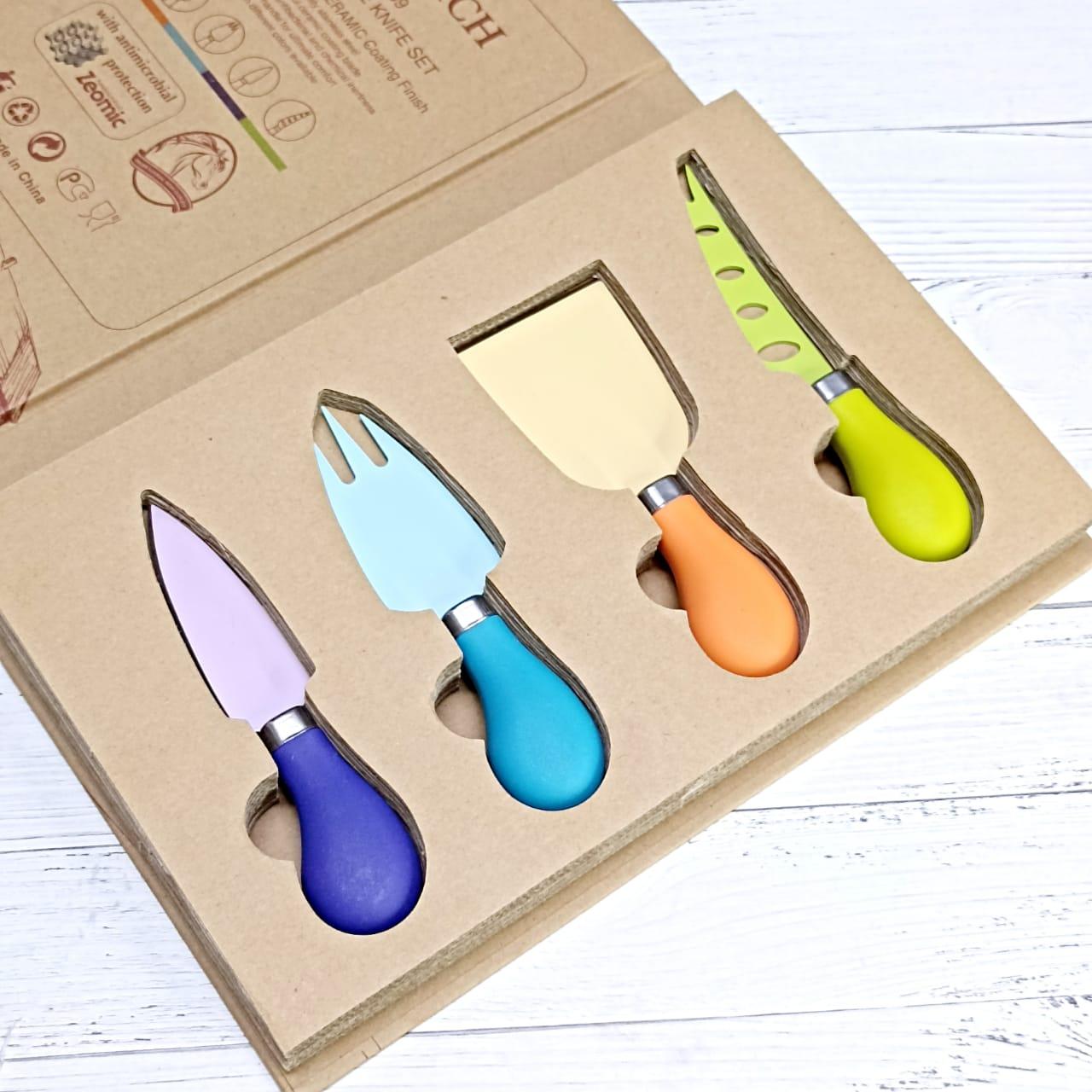 Набор ножей для сыра 4 предмета Everrich 69