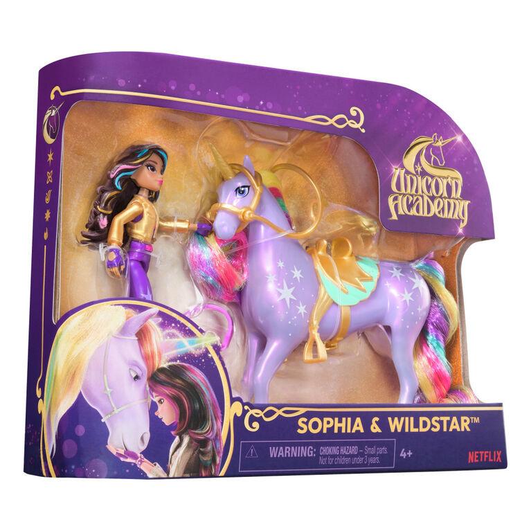 Маленькая кукла Unicorn Academy София и Уайлдстар