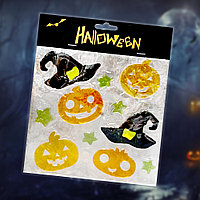 Украшения для хэллоуина желейные наклейки улыбающиеся тыквы