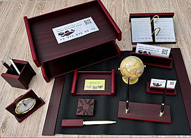 Настольный набор руководителя Bestar, 13 предметов, серия VIP, махагон