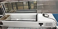 Витрина холодильная саладетта Carboma A30 SM 1,6 (7 GN1/4) с крышкой.