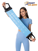 Ленточный эспандер "Ideal body" с ручками Blue