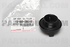 12180-38010, 12180-0H020, Крышка масляная (маслозаливная) TOYOTA CAMRY ACV40, RAV-4 ZSA44L 2016-19
