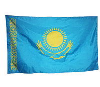Государственный Флаг Республики Казахстан, политекс, 1*2 м
