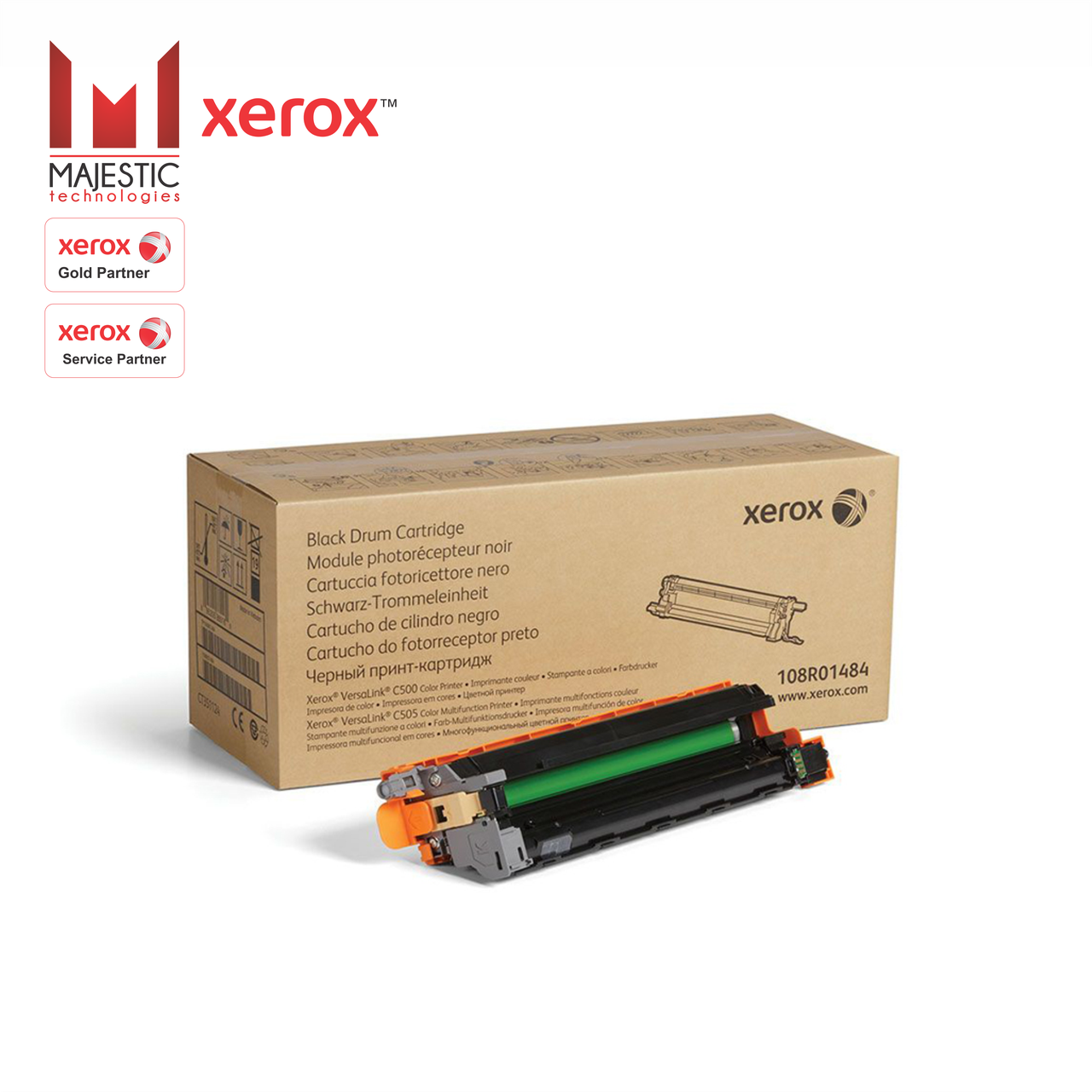 Принт-картридж Xerox 108R01484 для Xerox VersaLink C500/505 ( чёрный / black )