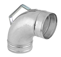 08-4073-100 Соединительный адаптер 90° DN100. Соединительный адаптер с 
ручкой для вертикального подсоединения