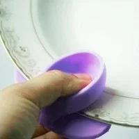 Прихватка 1 шт, силикон, фиолетовый