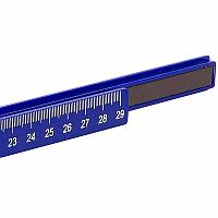 Линейка пластиковая с магнитом, 30см, DELI