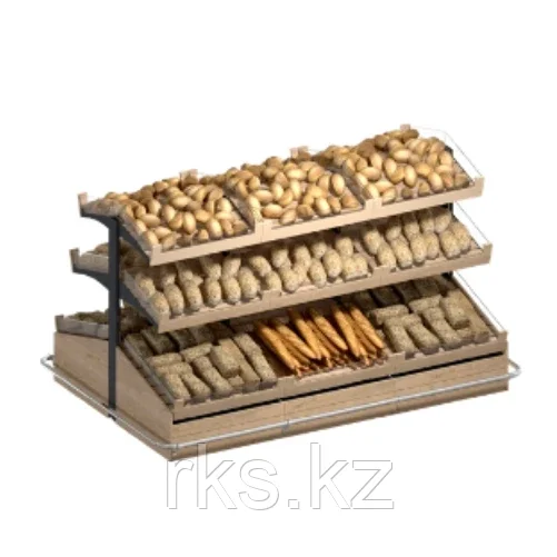 4RM Стеллаж для хлеба островной тип 8