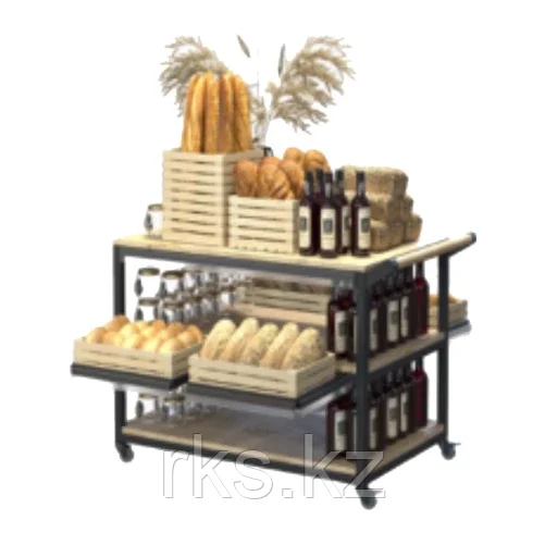 4RM Стеллаж для хлеба островной тип 12