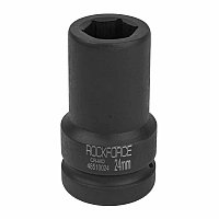 ROCKFORCE Головка ударная глубокая 24мм (6гр),1" 1569 RF-48510024