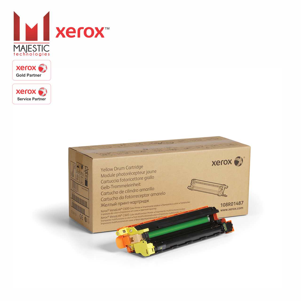 Принт-картридж Xerox 108R01487 для Xerox VersaLink C600N/DN ( Желтый / Yellow )