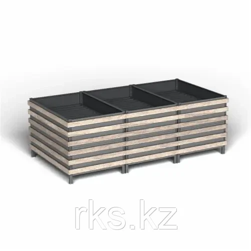 4RM Стеллаж фруктово-овощной островной тип 10в1 (средняя секция)