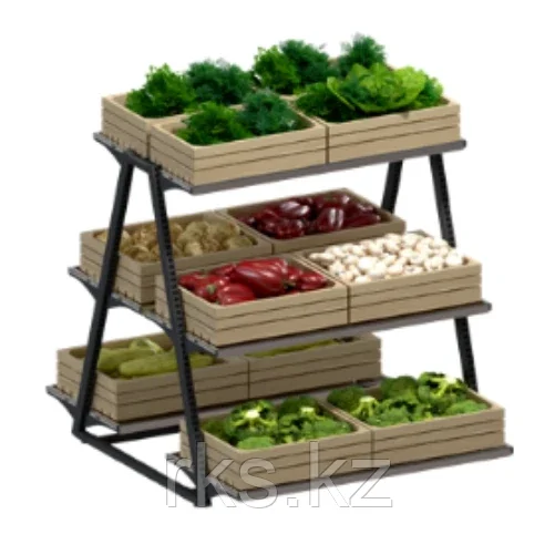 4RM Стеллаж фруктово-овощной островной тип 11