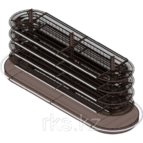 4RM Стеллаж алкогольный островной тип проволочный стеллаж