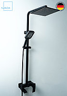 Душевая система KupferZink H2407-6, черная