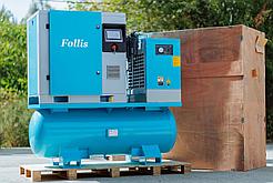 Винтовой компрессор комбинированный Follis FS-20A  15KW/380V/400L