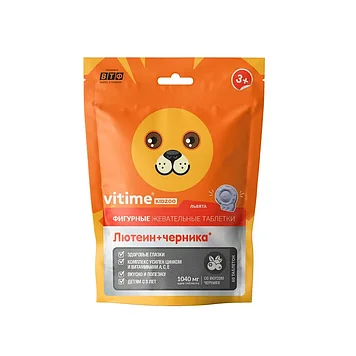 ВТФ "VITime® KidZoo Зрение" 60 таб
