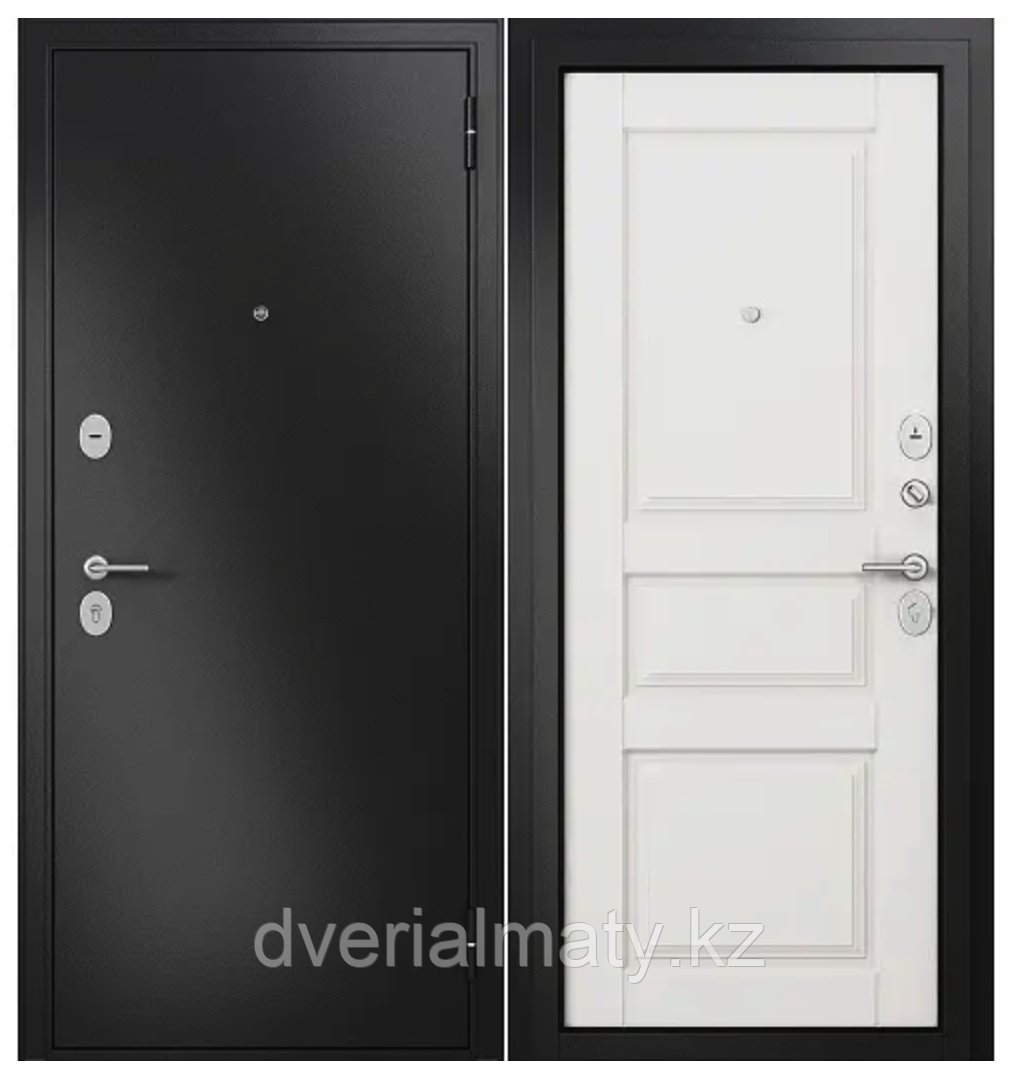 Торэкс FAMILY ECO MP ED-2 Антрацит/Белая дверь входная металлическая, фото 1