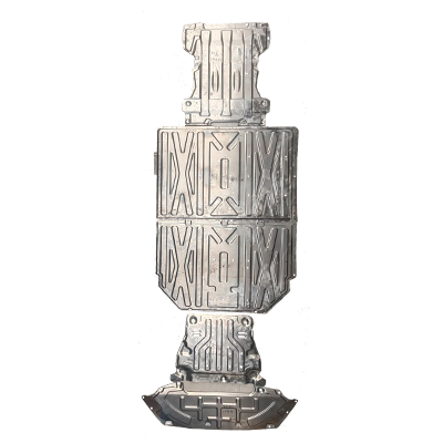 Защита днища, картера поддона из стали, Zeekr 001, из 5 частей, фото 1