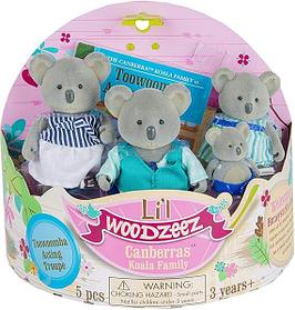 Игрушка Лил Вудзиз пупс LIL WOODZEEZ Семья Коал