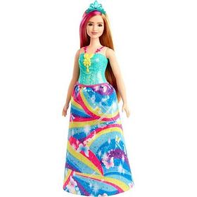 Барби Кукла-принцесса Mattel Barbie Dreamtopia блондинка с розовыми волосами