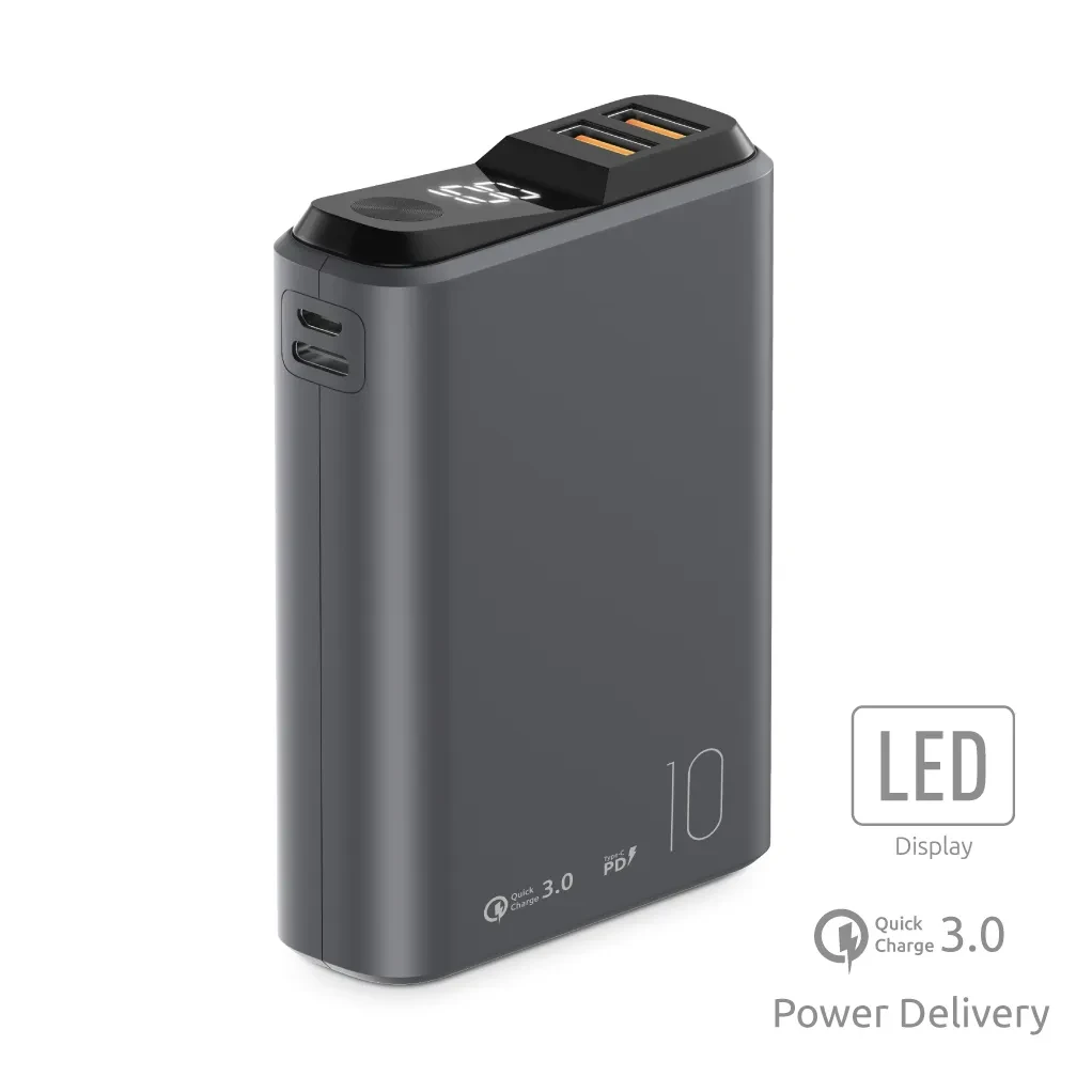 Зарядное устройство Power bank Olmio QS-10, 10000mAh черный