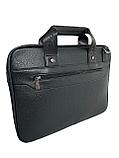 Сумка деловая мужская "Cantlor", для документов, конференц-сумка, отдел для ноутбука 14 дюймов., фото 7