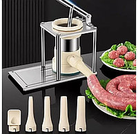 Шприц колбасный с ручкой (5 насадок)